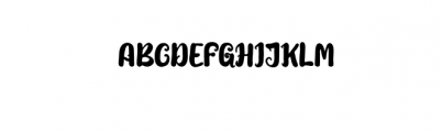 Bittermilk.ttf Font UPPERCASE