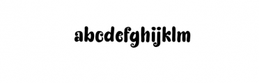 Bittermilk.ttf Font LOWERCASE