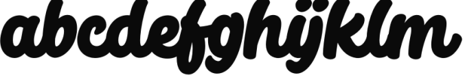 Big Fish Black Font LOWERCASE