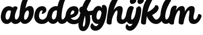 Big Fish Regular Font LOWERCASE