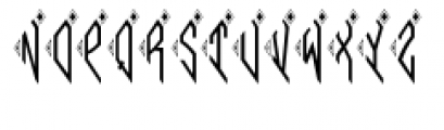 Bindi Monogram Font UPPERCASE