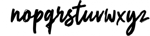 BIntton - Brush Script Font LOWERCASE