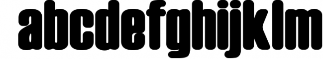 Big Armi Typeface 1 Font LOWERCASE