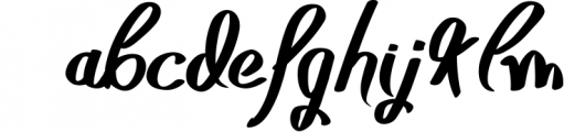 Big Eddie Script Typeface Font LOWERCASE