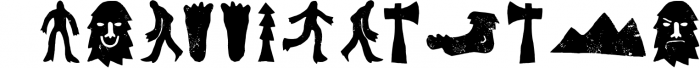 BigFoot Forest Font LOWERCASE