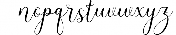 Bigstone - Luxury Script 1 Font LOWERCASE