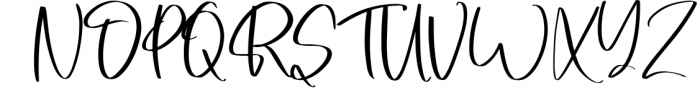 Bilaguta Modern Calligraphy Font UPPERCASE