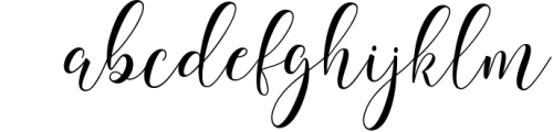Billgrotia Script Font LOWERCASE