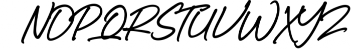 Billistone A Handwritten Font 1 Font UPPERCASE