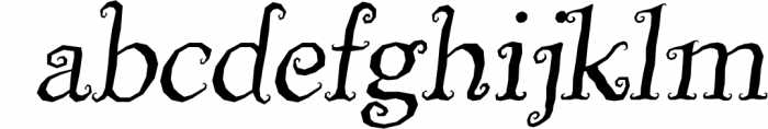 Billy Witch - a spellbinding swirly serif font 1 Font LOWERCASE