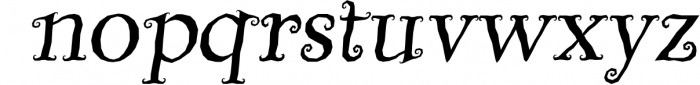 Billy Witch - a spellbinding swirly serif font 1 Font LOWERCASE