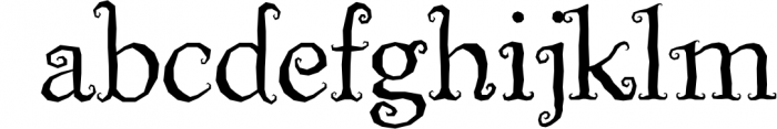 Billy Witch - a spellbinding swirly serif font Font LOWERCASE