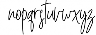 Billystuck Signature Font LOWERCASE