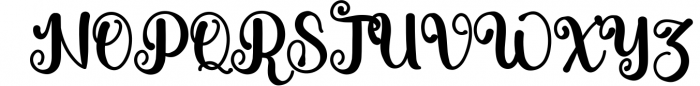 Binding - New Handwritten Font Font UPPERCASE
