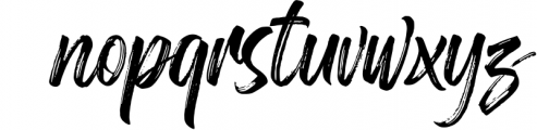 Birdrockers || Realistic Brush Font 1 Font LOWERCASE