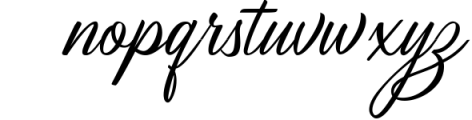 Birmingham - Signature Script Font LOWERCASE