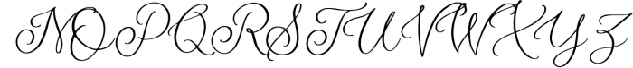 Bitterdine - Natural Calligraphy Font UPPERCASE