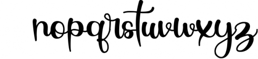 Bitterlove - Modern Calligraphy Font LOWERCASE