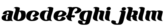 BIG BURGER Font LOWERCASE