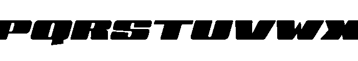 BIG Slant UltraWide Slanted Font UPPERCASE