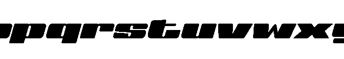 BIG Slant UltraWide Slanted Font LOWERCASE