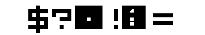 BIGBLOCKS Regular Font OTHER CHARS