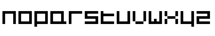BIGBLOCKS Regular Font LOWERCASE