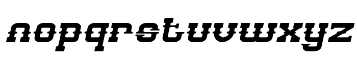 BILLY THE KID Italic Font LOWERCASE