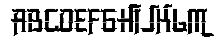BIMANAILS Font UPPERCASE