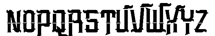 BIMANAILS Font UPPERCASE