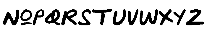 BIRBLU Font LOWERCASE
