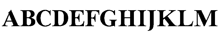 Bia Demo Serif Low Font UPPERCASE