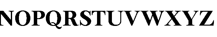 Bia Demo Serif Low Font UPPERCASE