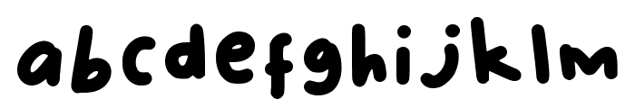 Bibiblu Regular Font LOWERCASE
