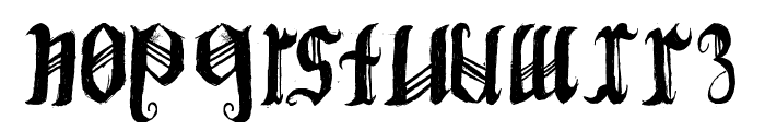 [BichOGothic] Font LOWERCASE