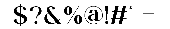 Biciha Font OTHER CHARS