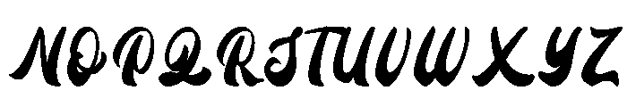 Bidline Font UPPERCASE