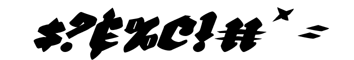 Bierg?rten Expanded Italic Font OTHER CHARS
