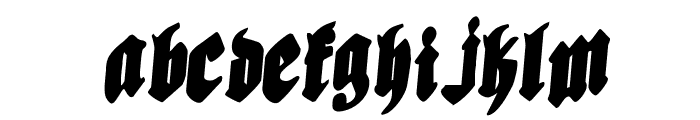 Bierg?rten Rotalic Condensed Font LOWERCASE