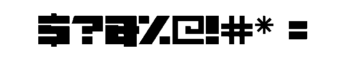 Big Bangs Font OTHER CHARS