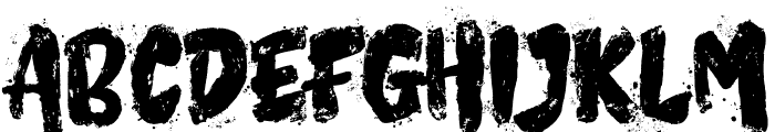 Big Bowl Trial Font UPPERCASE