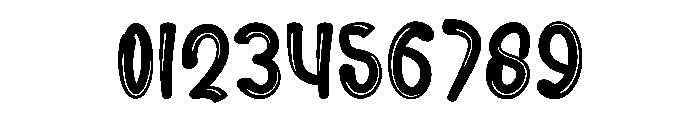 Big Brush Font OTHER CHARS