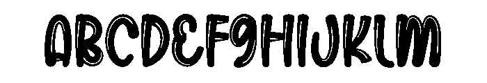 Big Brush Font UPPERCASE