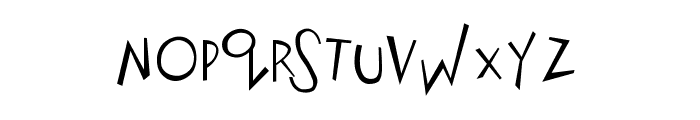 Big-Fish-Ensemble Font LOWERCASE
