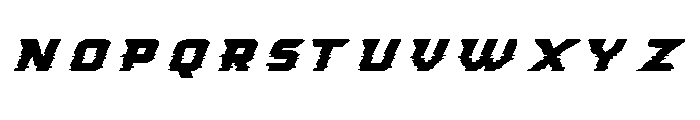 Big Runner Regular Font UPPERCASE