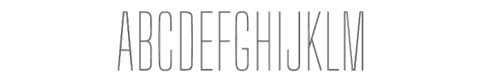 Big Shoulders Inline Display Thin Font UPPERCASE
