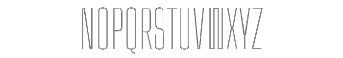 Big Shoulders Inline Thin Font UPPERCASE
