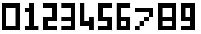 Big234 Regular Font OTHER CHARS
