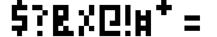 Big234 Regular Font OTHER CHARS