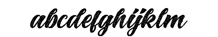 BigBlueRough-Rough Font LOWERCASE